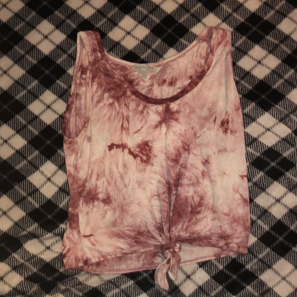 charlotte ruses knotted tank